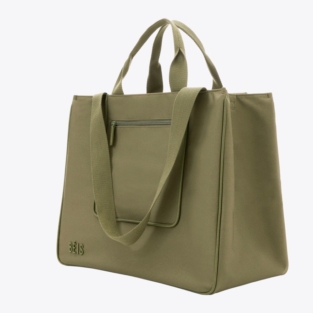 Olive Green Tote Bag